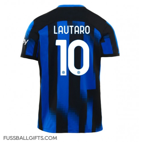 Inter Milan Lautaro Martinez #10 Fußballbekleidung Heimtrikot 2023-24 Kurzarm